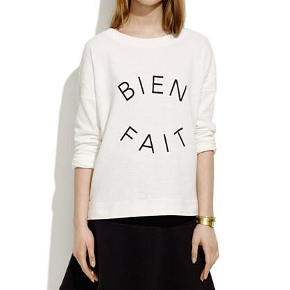 Madewell Bien Fait Surfbreeze Sweatshirt