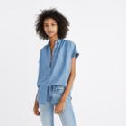 Madewell Central Shirt In Roberta Indigo