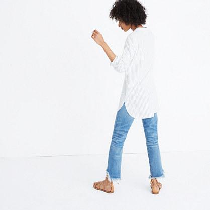 Madewell Wellspring Tunic Popover Shirt In Stripe