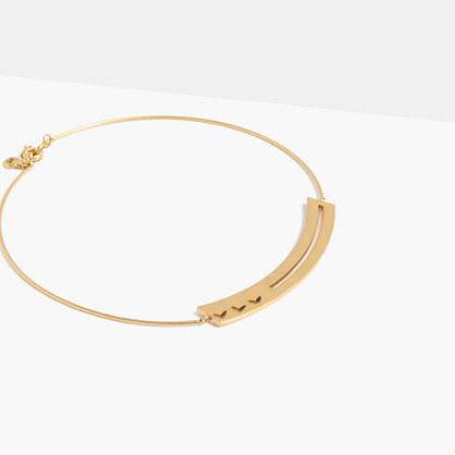 Madewell Arrowshift Choker Necklace
