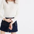 Madewell Eastbank Pullover Sweater In Colorblock