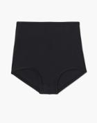 Madewell Summersalt Classic High-rise Bikini Bottom In Black