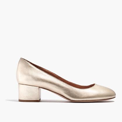 Madewell The Ella Pump In Metallic