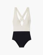 Madewell Summersalt Deep Dive One-piece Swimsuit In White