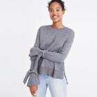 Madewell Tie-cuff Pullover Sweater