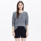 Madewell Drapey Pull-on Shorts In True Black