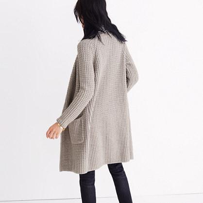 Madewell Wafflestitch Sweater-coat