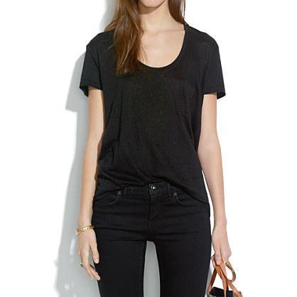 Madewell Linen Timeoff Tee