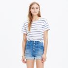 Madewell High-rise Denim Shorts: Button-front Edition