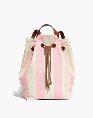 Madewell The Canvas Somerset Backpack In Stripe