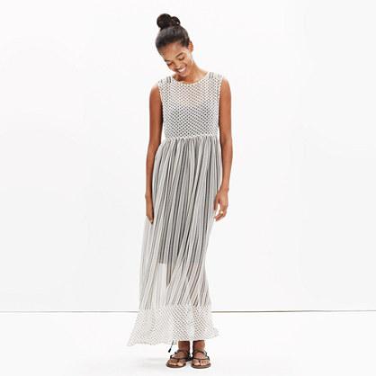 Madewell Double-print Layered Maxi Dress
