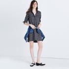 Madewell Daywalk Shirtdress In Hilldale Plaid