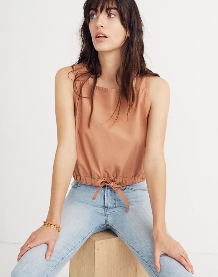 Madewell Square-neck Bubble Top