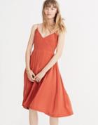 Madewell Silk Fern Cami Dress
