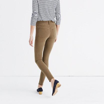 Madewell Taller 9 High-rise Skinny Jeans: Garment-dyed Edition