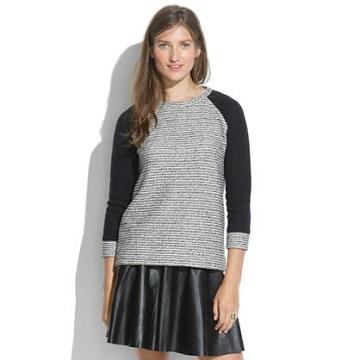 Madewell Textured Raglan Pullover