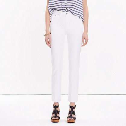Madewell Cruiser Straight Jeans In White