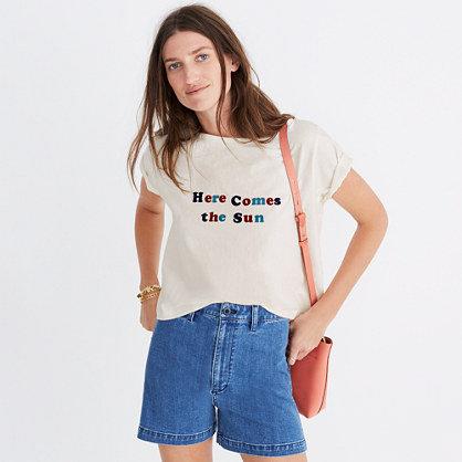 Madewell Here Comes The Sun Setlist Boxy Tee