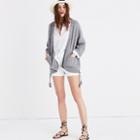 Madewell Side-lace Cardigan Sweater
