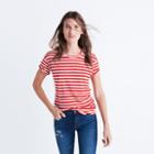 Madewell Whisper Cotton Crewneck Tee In Sammie Stripe