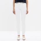 Madewell 9" High Riser Skinny Skinny Jeans In Pure White