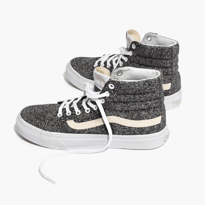 Madewell Vans Unisex Sk8-hi High-top Sneakers In Marled Fabric