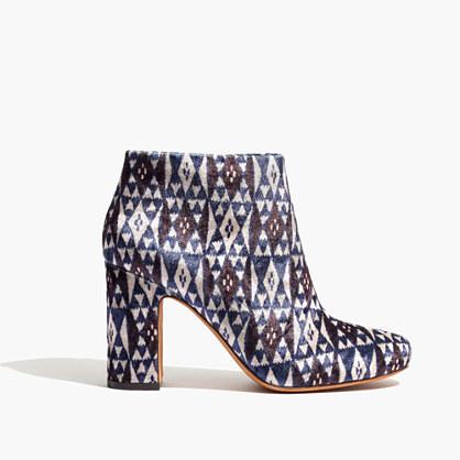 Madewell The Nealy Boot In Print Velvet