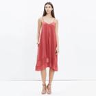 Madewell Silk Sheer-stripe Cami Dress