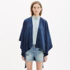 Madewell Almond Surfboard&trade; Silk Shibori Poncho