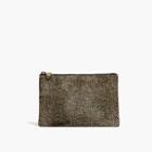Madewell The Pouch Clutch In Spotted Calf Hair