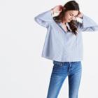 Madewell Bell-sleeve Shirt In Stripe