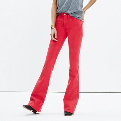 Madewell Flea Market Flare Jeans: Garment-dyed Edition