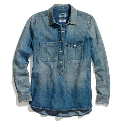 Madewell Rivet & Thread Snap Shirt