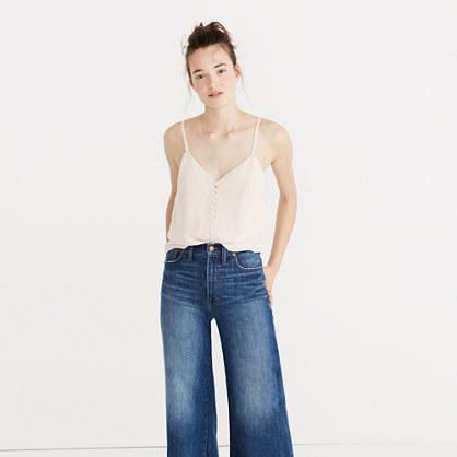 Madewell Silk Button-down Cami