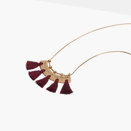 Madewell Supernova Tassel Necklace