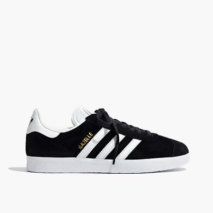 Madewell Adidas® Gazelle® Lace-up Sneakers In Black