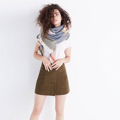 Madewell Metropolis Snap Skirt