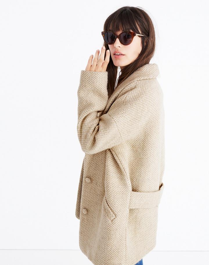 Madewell S&#233;zane Herringbone Coat