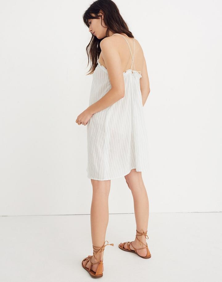 Madewell Tulum Cover-up Dress In Stripe