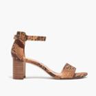 Madewell The Lainy Sandal In Python Print