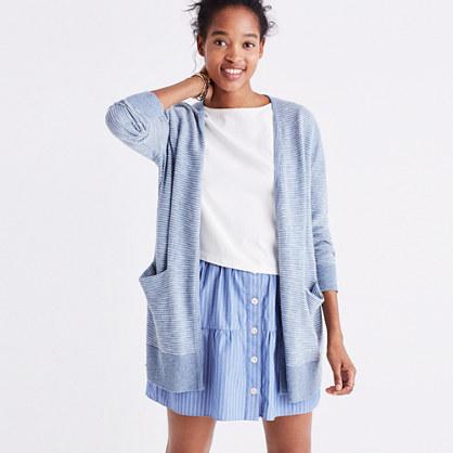 Madewell Summer Ryder Cardigan Sweater In Stripe