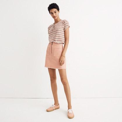 Madewell A-line Zip Skirt