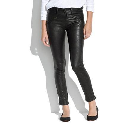 Madewell Leather Ankle-zip Pants