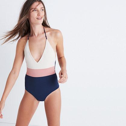 Madewell Tavik&reg; Chase Colorblock One-piece Swimsuit