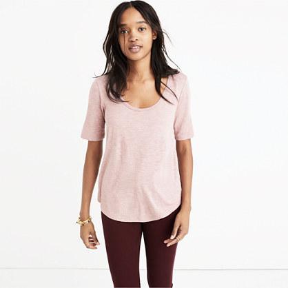 Madewell Anthem Scoop Elbow-sleeve Tee