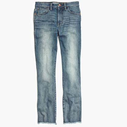 Madewell Cali Demi-boot Jeans In Essex Wash