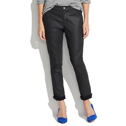 Madewell Coated Denim Rivington Trousers