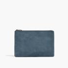 Madewell The Leather Pouch Clutch In Nubuck