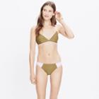 Madewell Giejo&trade; Colorblock Swimlette Bikini Top