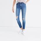 Madewell 9 High-rise Skinny Crop Jeans In Bruce Wash